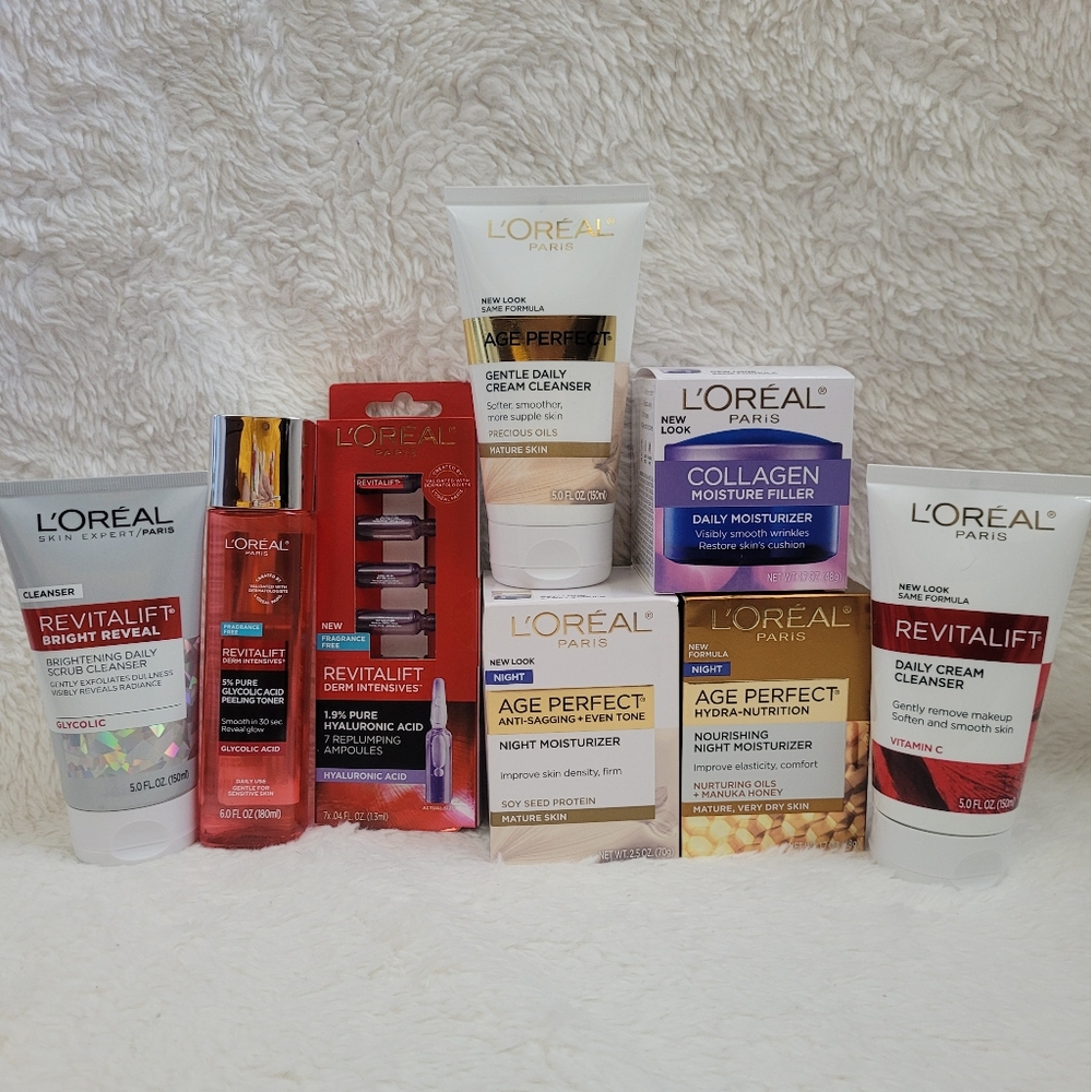 New. L'Oreal facial care bundle.